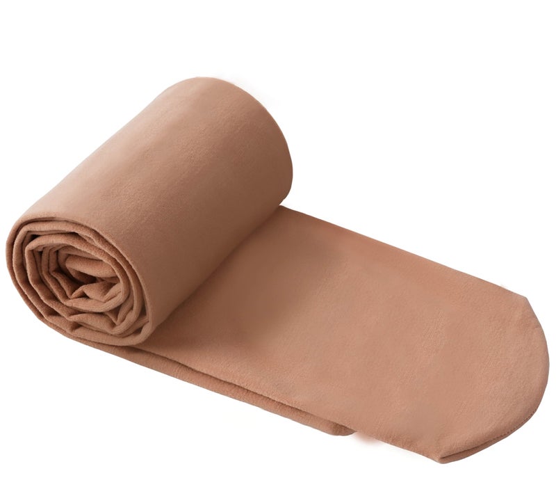 Yitoco Girls Soft Tights Seamless Dance Ballet Leggings for Toddlers Kids Students Tan Stocking Footed Tights (1 Pairs, Nude, 6-8 Years, YOTS01-SK-1CM) - Image 5