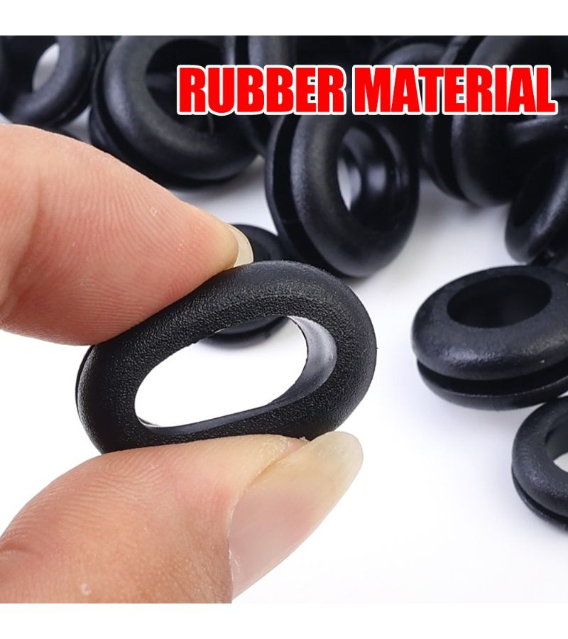 40pcs O Ring Protection Coil Kit Black 8mm to 14mm Double Sided Sealing Gasket - Image 4
