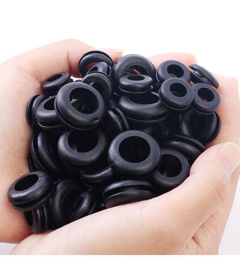 40pcs O Ring Protection Coil Kit Black 8mm to 14mm Double Sided Sealing Gasket - Image 2