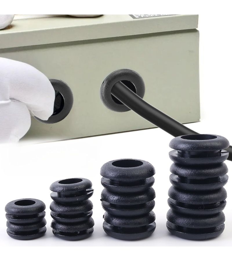 40pcs O Ring Protection Coil Kit Black 8mm to 14mm Double Sided Sealing Gasket - Image 3