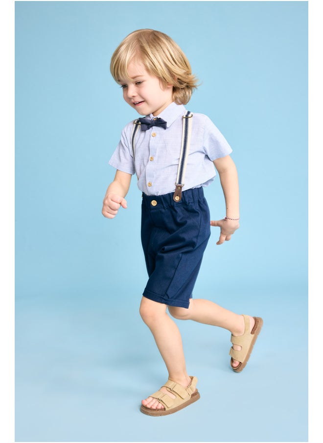 DeFacto - Babyboy Regular Fit Shirt Neck Woven Set - 2 Pack - Image 1