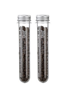 2-Piece Coffee Bean Preserving Jar Test Tube Dispenser Bottle Freshness Seal Jar Organiser Storage Jar
