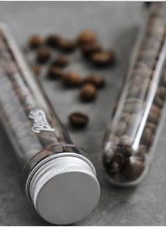 Bincoo 2-Piece Coffee Bean Preserving Jar Test Tube Dispenser Bottle Freshness Seal Jar Organiser Storage Jar  - Image 5