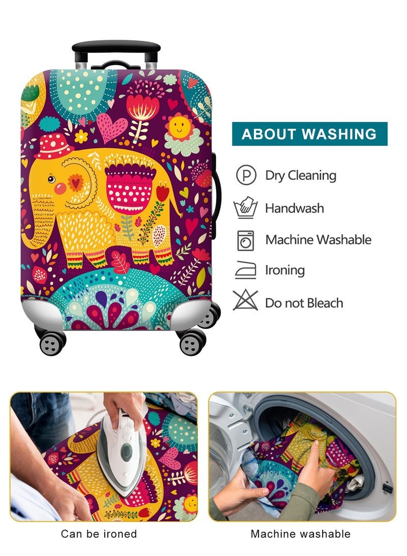 URbazaar Elastic Travel Luggage Cover Travel Suitcase Protective Cover for Trunk Case Apply to 18-30 inch luggage Suitcase Cover - Image 3