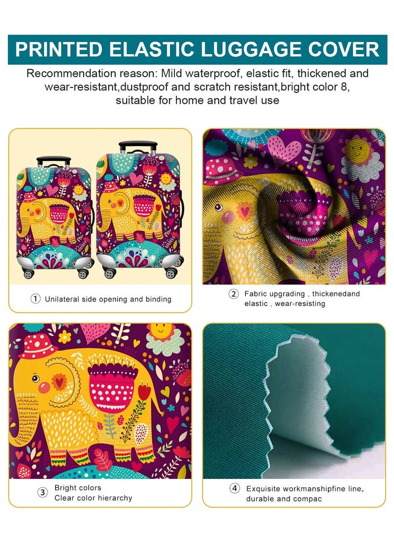 URbazaar Elastic Travel Luggage Cover Travel Suitcase Protective Cover for Trunk Case Apply to 18-30 inch luggage Suitcase Cover - Image 5