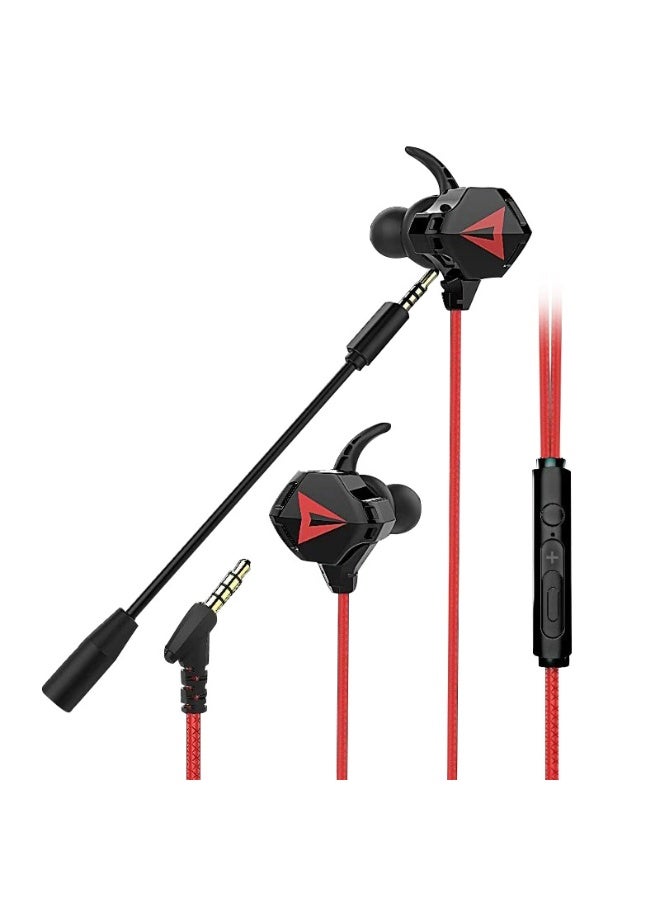 Stereo Noise Cancelling Wired In-Ear Gaming Headphones For PS4/PS5/XOne/XSeries/NSwitch/PC