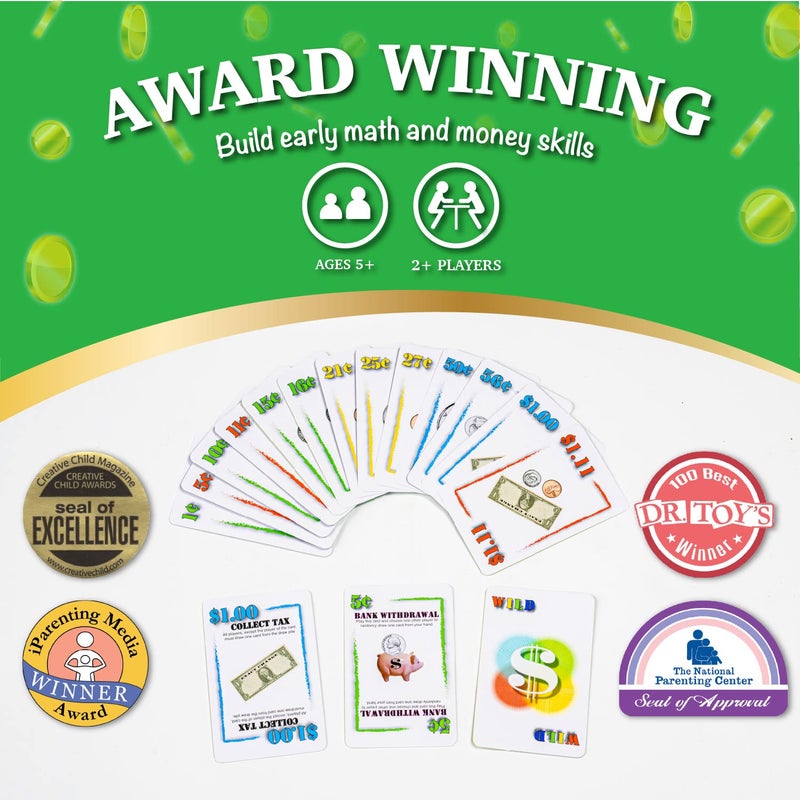 Continuum Games Exact Change Card Game - Educational Money Counting Game for Kids - Image 5