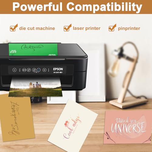 Silunkia 28 Sheets Shimmer Black Cardstock 8.5 x 11 Heavyweight Paper, 250gsm/92lb Black Construction Paper Card Stock for Making Card, Greeting Cards, Office, Scrapbooking, Wedding Invitations - Image 5