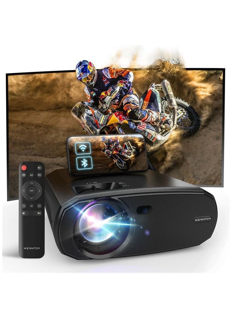 Generic جهاز عرض WEWATCH V50 محمول 5G WIFI صغير ذكي حقيقي 1080P Full HD Movie Proyector  - Image 2