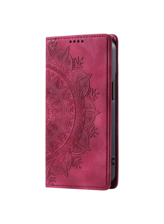 S-TOP Case For Motorola Moto G14 Totem Embossed Magnetic Leather Phone Case - Image 2