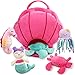 BenBen Ocean Stuffed Animal 5 Pack Small Sea Creature Plush Toys and Shell Carrying Bag Set Cute Plushies for Baby Kids Sea Turtle Octopus Mermaid Seahorse Crab Baby Shower Stocking Stuffers - Image 2