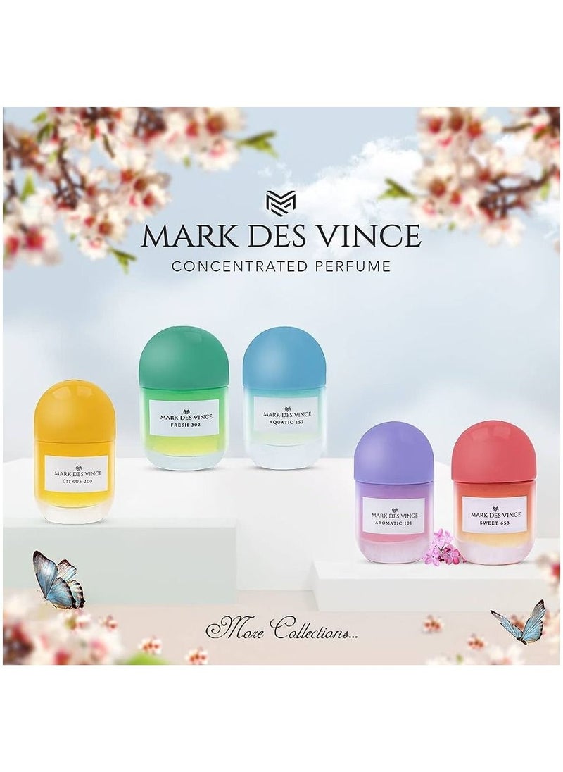 MARK DES VINCE - عطر مارك ديس فينس أروماتيك 105 المركز طويل الأمد للرجال والنساء 15 مل - Image 1