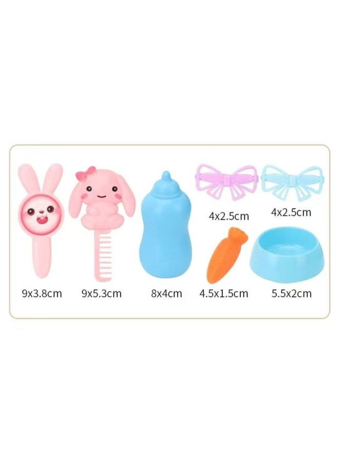 Children's Toy Rabbit Walking Can Call Baby Electric Plush Pet Can Make A Sound Boy Girl Pet Play House-Colour:(dressing Package) Single Shot Without Hair-Specification:Charger + Battery + Screwdriver  - Image 1