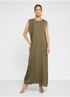 hayas closet Ruched sleeve Abaya with Sheila  - Image 3