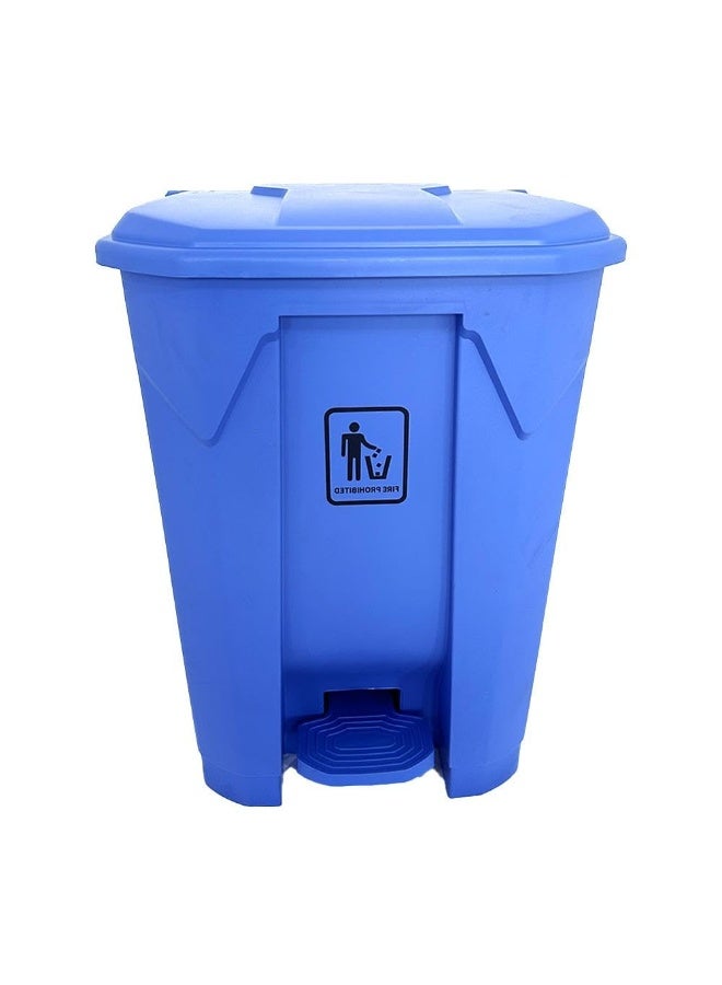 AKC Garbage Trash Can with Centre Pedal, High Density Polyethylene (HDPE) Heavy-Duty Plastic Bins (BLUE, 45 Liters)  - Image 2