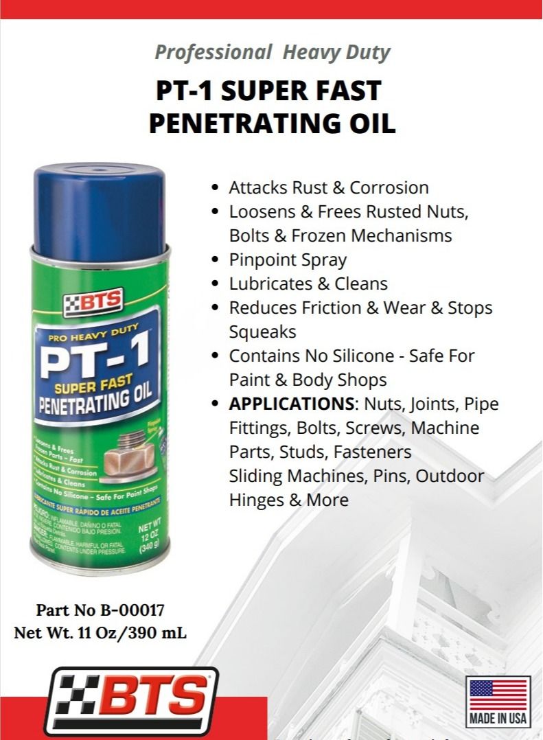 BTS PT-1 SUPER FAST PENETRATING OIL - Image 2