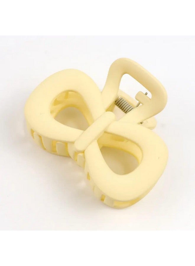 ARYANSH SHOPPE Hair Clips Matte Clutcher Gradient (MATTE BOW KNOT SHAPE CLUTCHER) Hair Claw For Girl (PACK OF 2) - Image 2