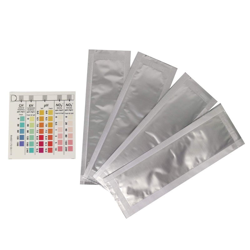 API 5-IN-1 TEST STRIPS Freshwater and Saltwater Aquarium Test Strips 4-Count Box - Image 2