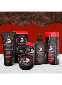 bossman Essentials Beard Kit - Made In Usa - Jelly Beard Oil - Conditioner - Beard Balm - Natural Ingredients (Hammer Scent)  - Image 2