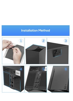 Y&D Dust Filter Cover for Xbox Series X with Rubber Plugs, Top Case Proof Cover, Silicone Plugs and Thump Grip Caps 2 Pack Sets  - Image 3
