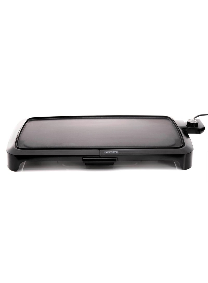 Media Tech Electric Grill, 2000 Watt, Black, MT-F20B - Image 1