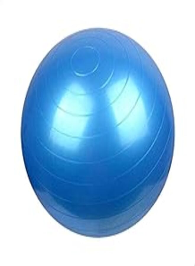 Exercise Fitness Gym Smooth aerobic Yoga Ball, 75cm - Blue