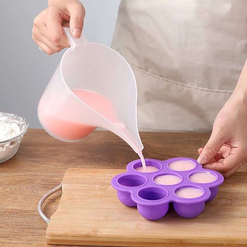 WUWEOT 12 Pack Measuring Funnel Pitcher, 33OZ Easy Pour Measuring Cup with Long Spout for Soap Cakes Making, Filling Muffin Pans, Bakeware Molds, Oils, Fluids (1000ml) - Image 3