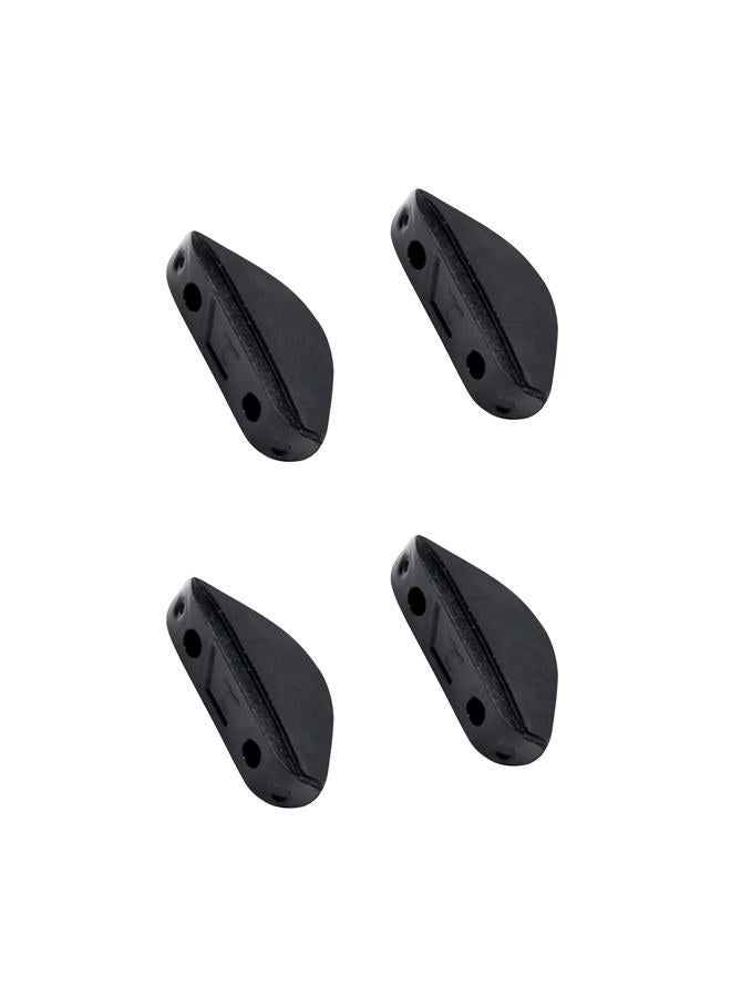 BLAZERBUCK Replacement Nose Piece Pads for Oakley Pitchman Carbon Sunglasses - Black + Black - Image 1