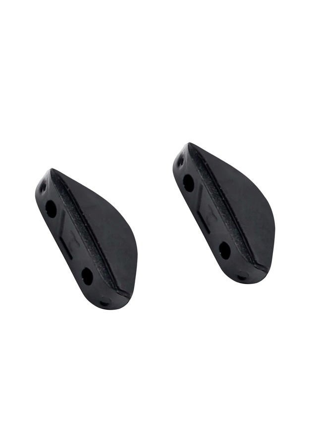 BLAZERBUCK Replacement Nose Piece Pads for Oakley Pitchman Carbon Sunglasses - Black + Black - Image 2