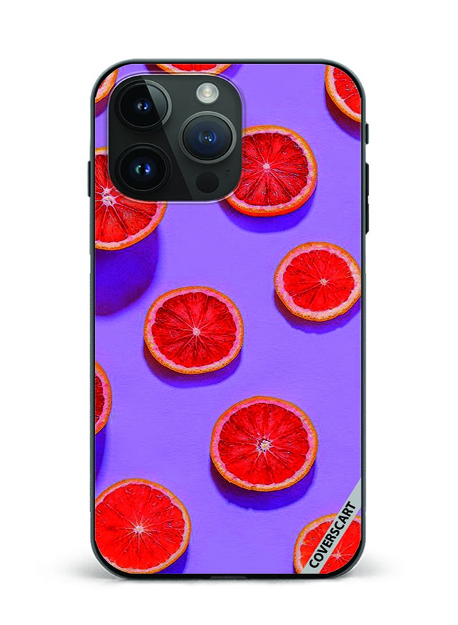 COVERSCART Protective Case Cover For Apple iPhone 12 Pro Max Orange Design Multicolour