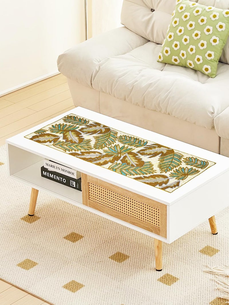 AIVIK Premium Handcraf Beautiful Beaded Table Runner Craftsmanship 13 36 Inch BR007 - Image 3