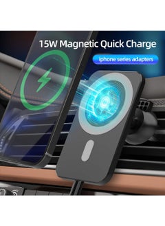 Magsafe Wireless Car Charger, 15W Fast Charging Magnetic Charger, Car Mobile Phone Holder That Can Be Installed on the Air Outlet for Wireless Charging, Suitable for Xiaomi iPhone Huawei Samsung - pzsku/Z529202AB44E6D5B5B2FEZ/45/_/1705030972/404e64e2-a0b2-47d6-bf4f-1ddfa5983794