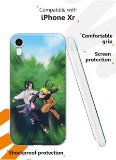 MOBILIUS for iPhone XR Case, Shockproof Protective Phone Case for iPhone XR, Naruto, with Battle Pattern  - Image 2