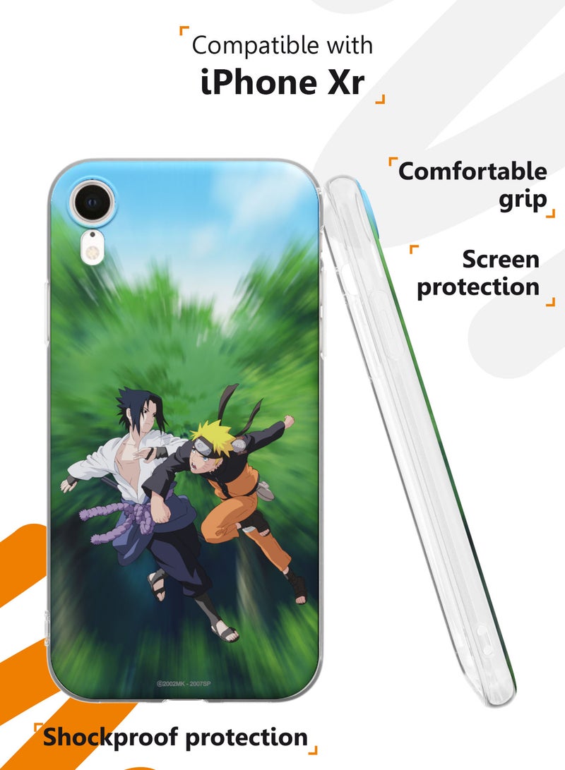 MOBILIUS for iPhone XR Case, Shockproof Protective Phone Case for iPhone XR, Naruto, with Battle Pattern - Image 2