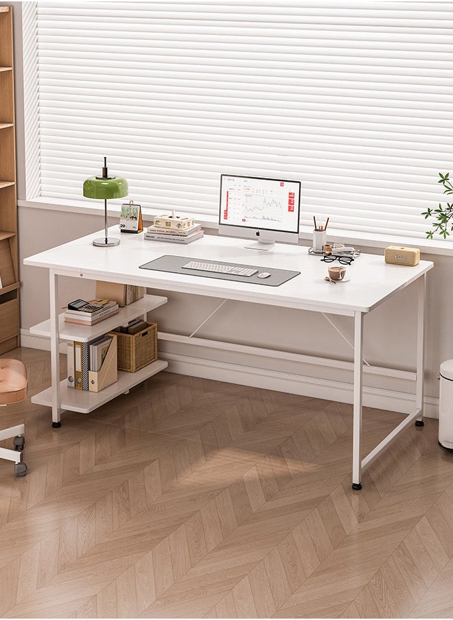 Harlan - 130cm Gaming Desk,Simple Computer Desk,Office Table with Storage,Study Desk for Home Office Desk - Image 1