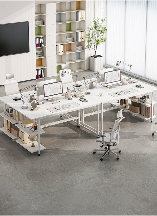 Harlan - 130cm Gaming Desk,Simple Computer Desk,Office Table with Storage,Study Desk for Home Office Desk - Image 1