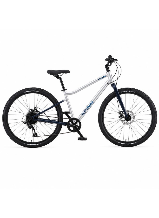 SPINN Fun 8D 26-Inch  Kids & Teens | 26-Inch Wheel Size | Adjustable Seat | 8-Speed Disc Brake | Storm Blue - Image 1