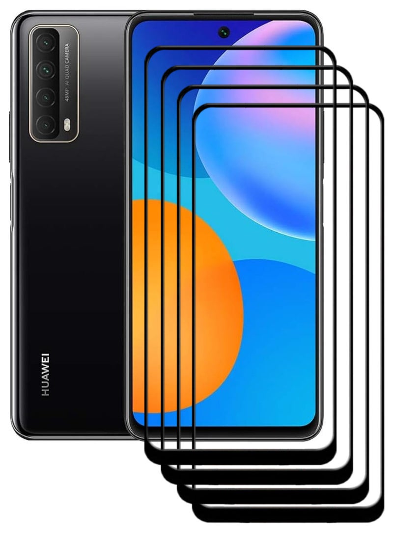 ACLIX 4 Pieces Antistatic ESD Dustproof Premium Quality High Definition Tempered Glass Screen Protector Designed For Huawei Y7a - Image 1