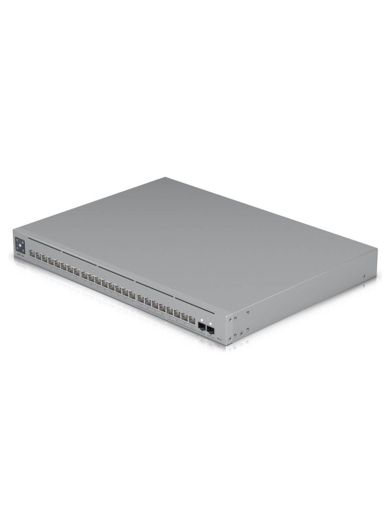 Ubiquiti Networks Ubiquiti Networks Pro Max 24-Port 2.5G / 1G Mgd Network Switch, 112 Gb/s Switching, Layer 3 Features, 1.3" Touchscreen, DC Power Backup Ready, 16 x Gigabit ETH Ports (60W) | USW-PRO-MAX-24-POE-EU  - Image 1