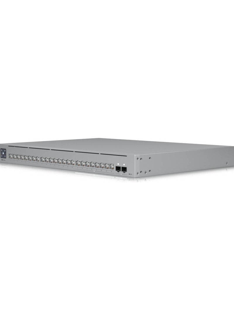 Ubiquiti Networks Ubiquiti Networks Pro Max 24-Port 2.5G / 1G Mgd Network Switch, 112 Gb/s Switching, Layer 3 Features, 1.3" Touchscreen, DC Power Backup Ready, 16 x Gigabit ETH Ports (60W) | USW-PRO-MAX-24-POE-EU  - Image 4