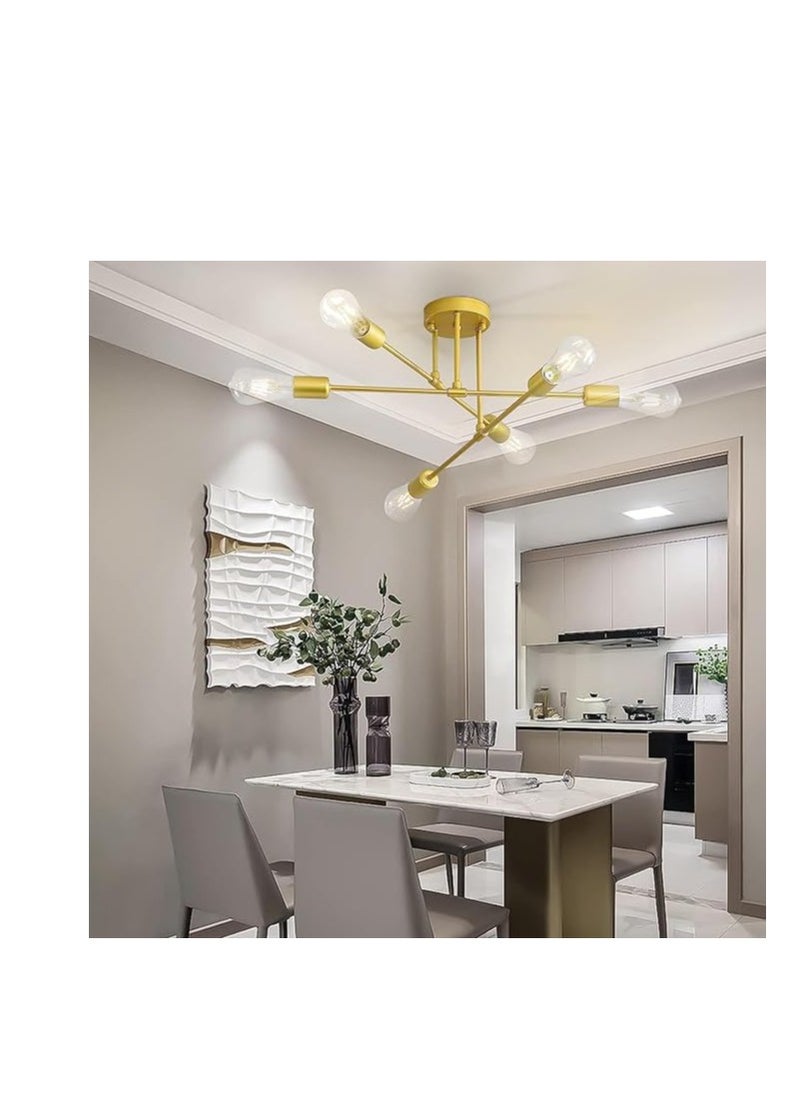 SUN SHINE Modern Sputnik Chandelier Ceiling Light  - Image 5
