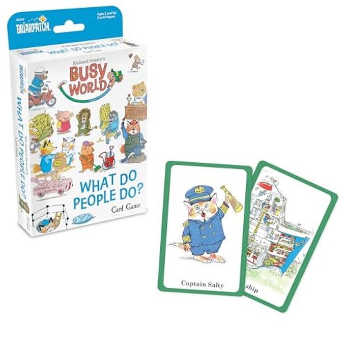 Briarpatch , Richard Scarry's What Do People Do Card Game, Based on Early Reader Books for Preschool, Kindergarten and 1st Grade - Image 4