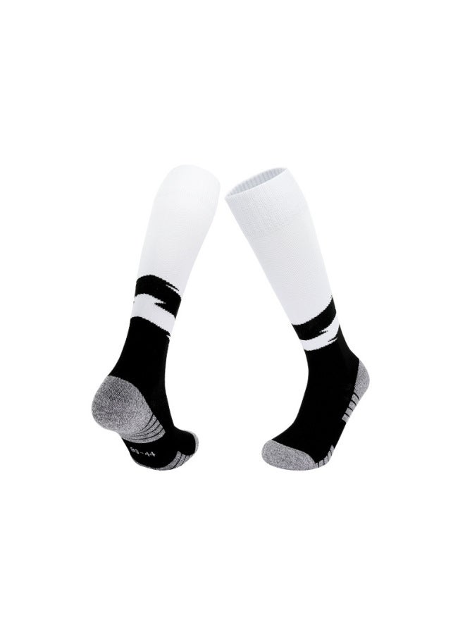 Professional Football Socks With Towel Bottoms, Non-slip Training Long Tube Ice Hockey Socks, Breathable Shock-absorbing Baseball Sports Socks