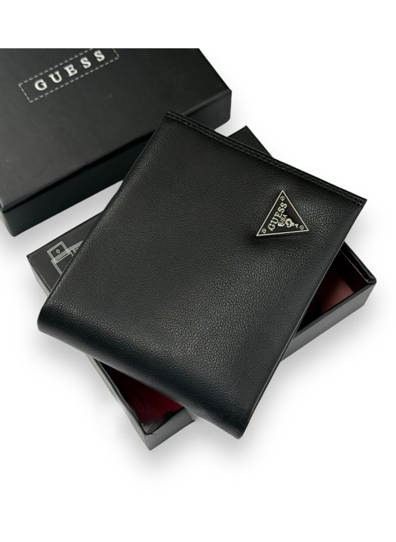 GUESS - Guess Wallet For Men Leather,Black. - Image 1