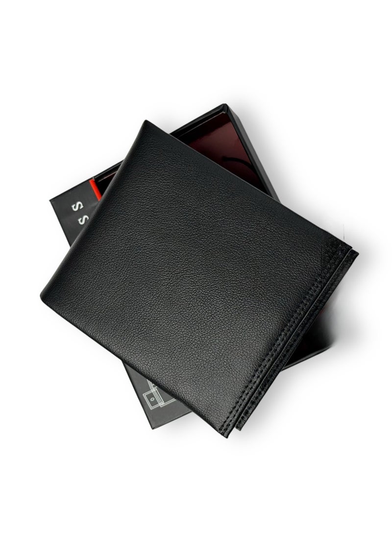 GUESS - Guess Wallet For Men Leather,Black. - Image 1