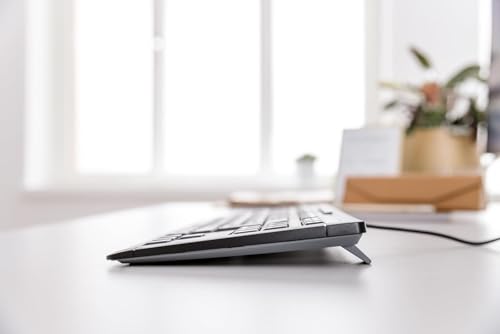 CHERRY Stream Keyboard TKL Wired USB TenKeyLess Compact Version without Number Pad. Silent Keystroke. Ideal for Office and Industrial Use. - Image 5