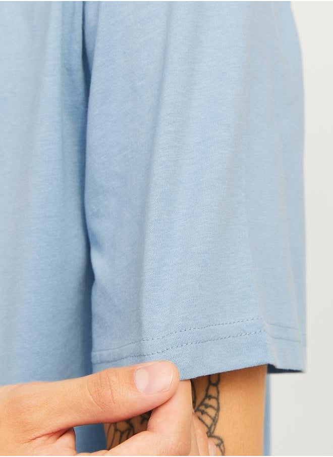 JJ Rebel by Jack & Jones Printed Crew Neck Relaxed Fit T-Shirt  - Image 5