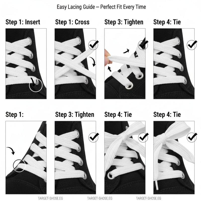 Tishta 1.5cm Wide Flat Shoelace | 120cm Length Casual Sports Shoelace | Strong and Durable Anti-Fraying Shoelace | Stylish Flat Shoelace for Men and Women | Old Shoe Change Laces (White) - Image 2