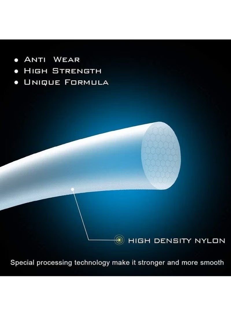 500M-Nylon String Fishing Line Cord Clear Fluorocarbon Strong Monofilament Wire Flexible Wear-resistant Super Pulling Force Cut for Hanging Decorations Beading Crafts Kite - Image 3