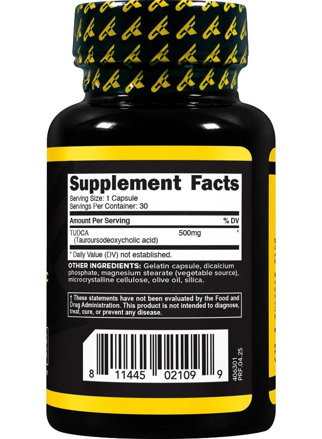 بريما فورس بريمافورس تودا (حمض التوروأورسوديوكسيكوليك) 30 حصة، 500 ملغ تودا لكل حصة | أملاح صفراوية عالية الجودة - مكمل غذائي خالٍ من الغلوتين وغير معدل وراثيًا - Image 4